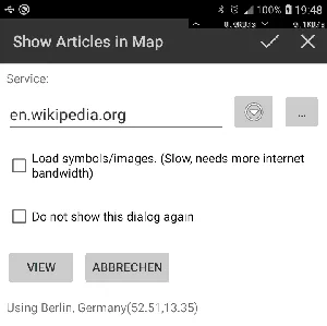 Show Articles in Map